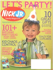 NICK JR FAMILY Magazine May 2005 Birthday Party Planner Great Gifts Cupcakes