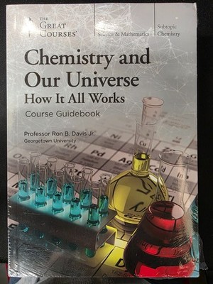 The Great Courses: Chemistry and Our Universe 2 DVDs & Guidebook New Sealed