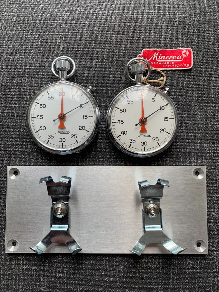 Vintage Minerva Stopwatch Set Rally Timer | eBay