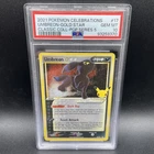 Pokemon Celebrations Classic Collection Umbreon Gold Star #17 17/17 PSA 10