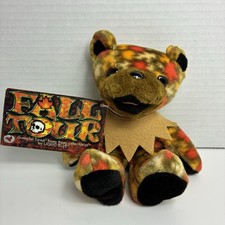 Grateful Dead Bear "FALL TOUR" 7 Plush Liquid Blue -Birthday 10/15/73 NEW w/TAG