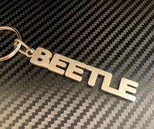 BEETLE Keyring Keychain Key Fob Stainless Steel Name Gift
