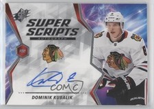 2020-21 SPx Superscripts Dominik Kubalik #S-DK Auto 0u6v