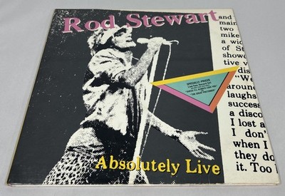 Rod Stewart -Absolutely Live Vinyl 2 LP Set Recorded Live Warner Bros 1982