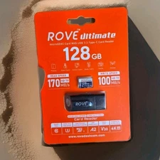 ROVE Ultimate Micro SD Card microSDXC 128GB Memory Card with USB 3.2 Type C C...