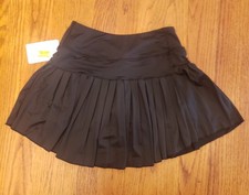 GB Women's Black Swim Skort/skirt 13in Size Small S