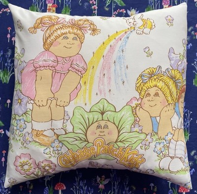 Cabbage Patch Kinder Vintage Stoff Kissen Alien Couture