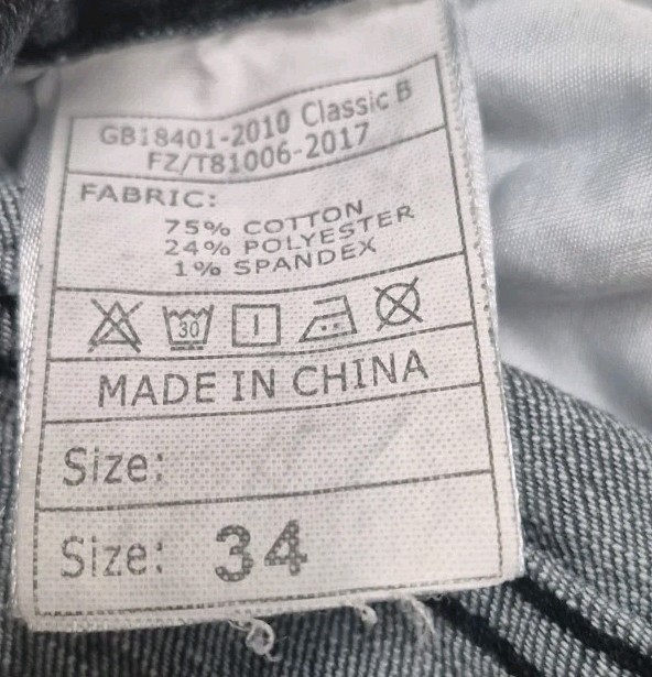 Unbranded Classic Denim Gray Jeans 34x31