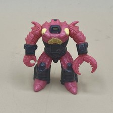 Vintage BATTLE BEASTS Crusty Crab #28 Figure Pink Variant Takara Hasbro 1987
