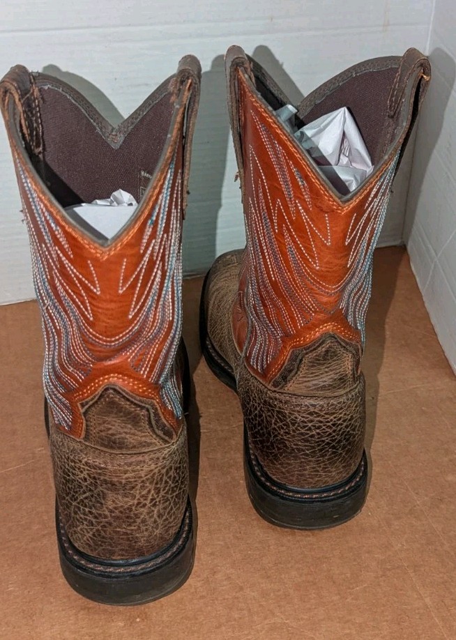 Ariat  Composite Toe Square Western Work Boots 10… - image 5