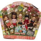 Kelly Club 5 HOLIDAY Bunch 2005 Mattel NEW IN BOX Vintage Kelly, and 4 Friends