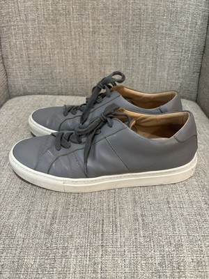 Greats Men s Royale Leather Sneakers Gray Size 10.5