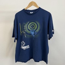 Y2K Starter NFL emitt smith Zone Tee with graphic football player made in USA