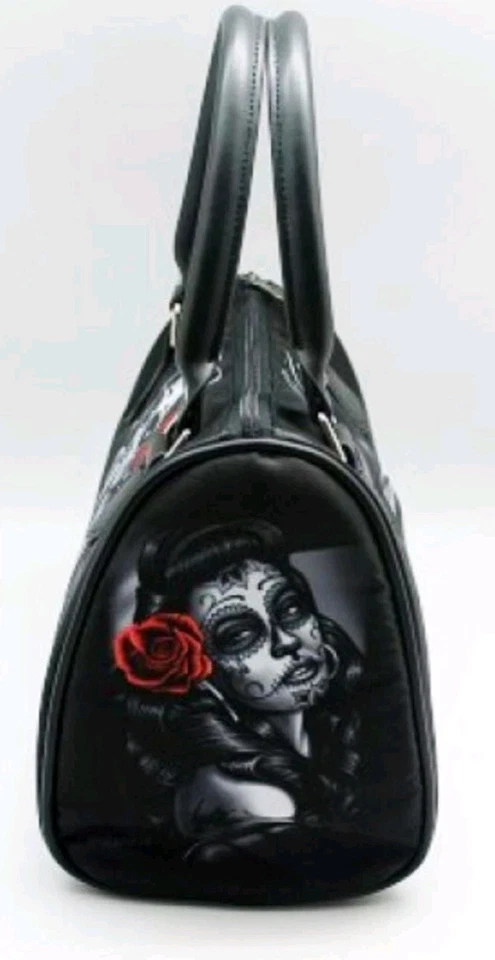 DGA GLAMOROUS BONITA PURSE HANDBAG DAVID GONZALES ART LOWRIDER HOMIES NEW - Image 4 of 4