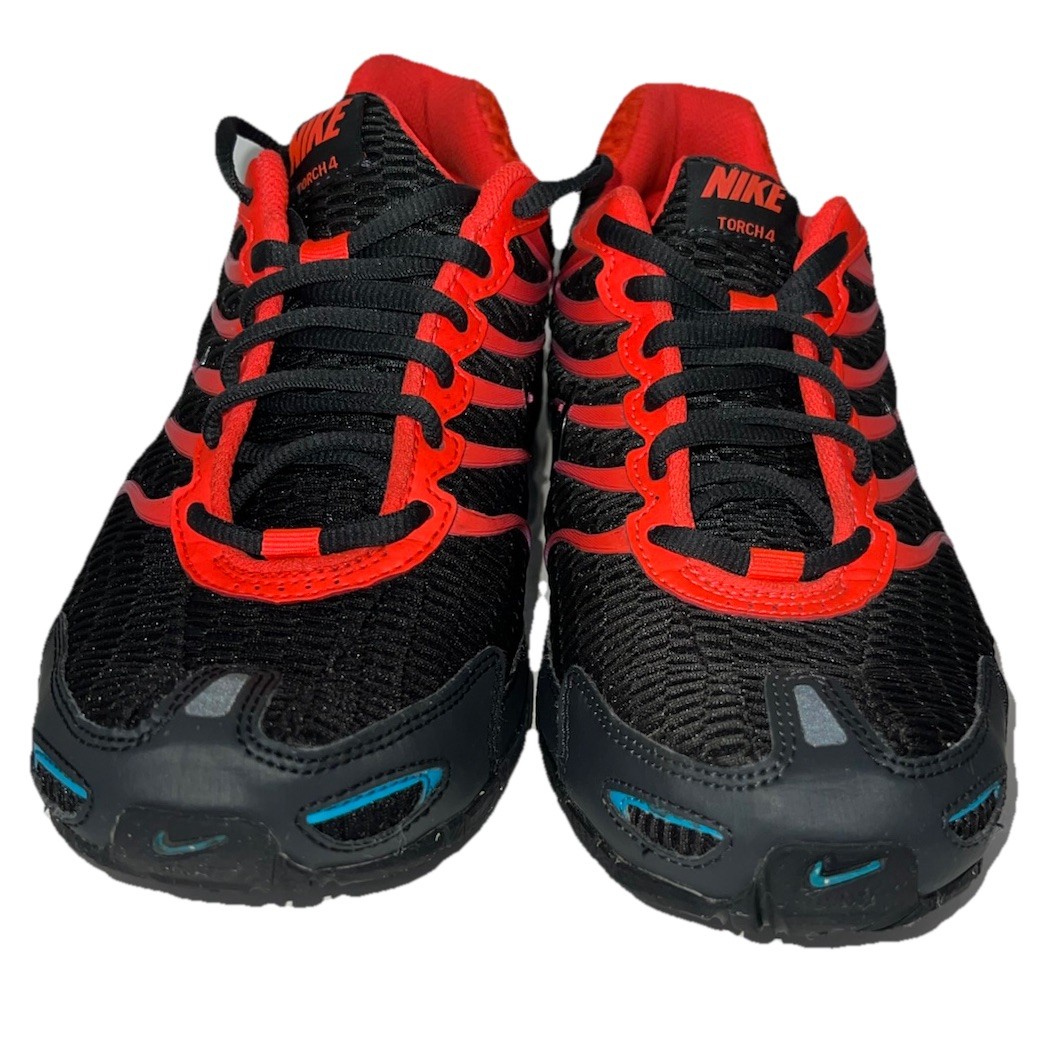 b3/20N)Nike Air Max Torch 4 Black Blue Lagoon Size 8 Men | eBay