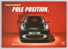 Citroën C2 Pole Position Urban Sports Car  ITALY Advertising Postcard