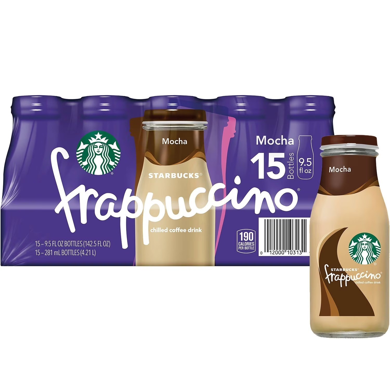 Starbucks Frappuccino Mocha Coffee Drink - 9.5oz, 15 Count