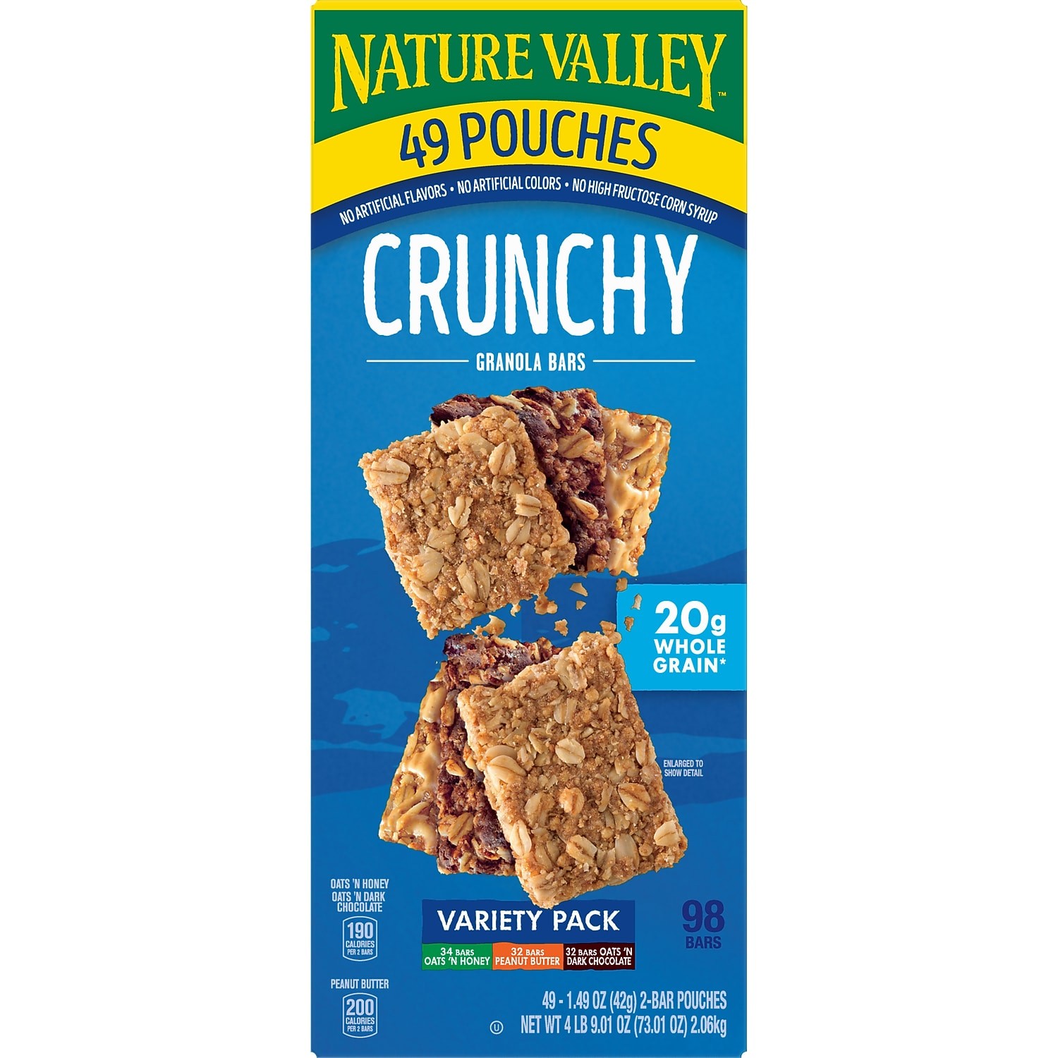 Nature Valley Nut Bar Variety Pack 1.5 oz. 49 Bars/Box (GEM44136) GEM12915