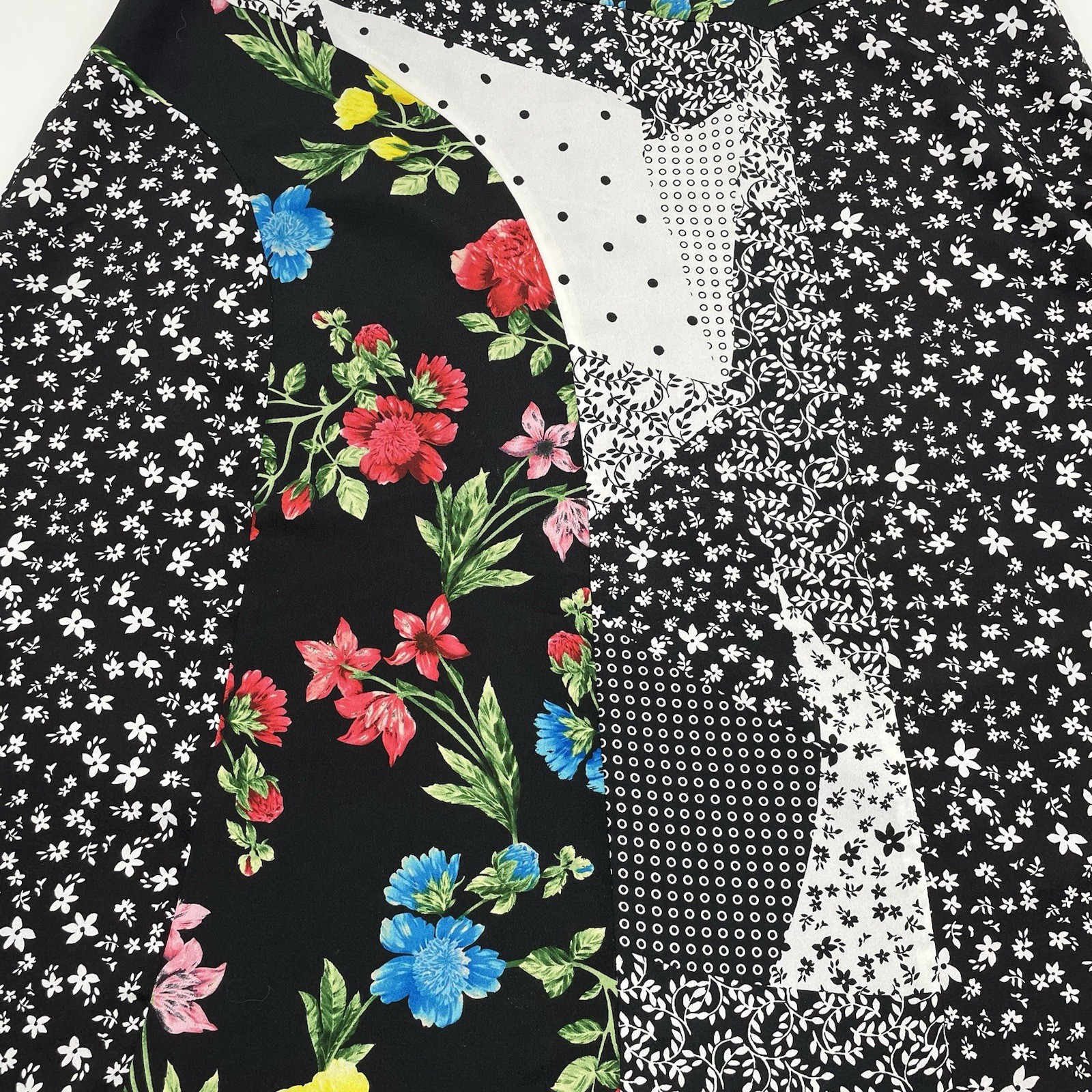 Calvin Klein Multicolor Floral Patchwork Polka Do… - image 2