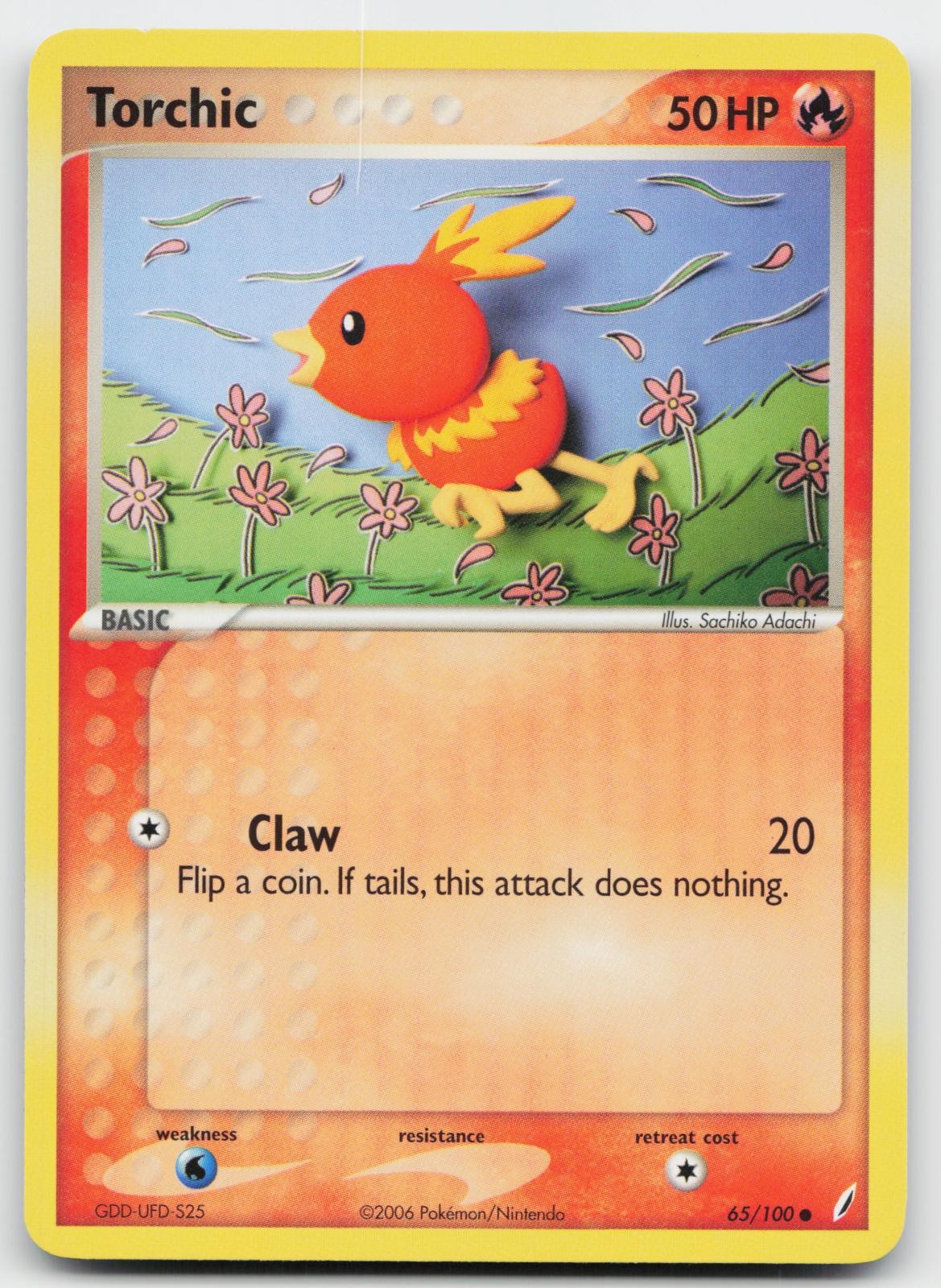 Torchic 65/100 Common Crystal Guardians Pokemon Near Mint 37
