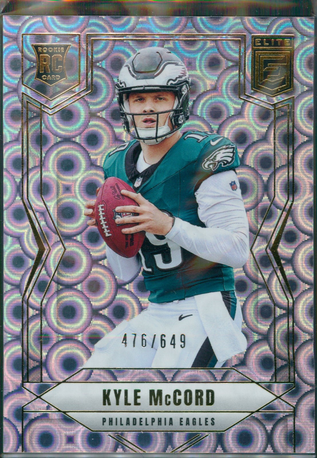 2025 Elite Lavendar Pyramids #171 Kyle McCord #476/649