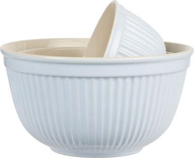 3er Set Schalen, Schüsseln MYNTE Stillwater hellblau D. 25,5cm Ib Laursen