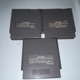 Nintendo NES Gyromite Kung Fu Double Dribble, Multiplayer Game Lot