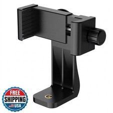 Smartphone Holder Tripod Adapter 360  Rotating Cell Phone Clip Mount 1/4 Screw