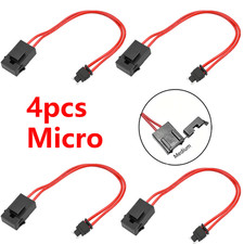 4pcs Car Modification ACC Fuse Box Micro Fuse Tap Power Socket Holder 16AWG USA