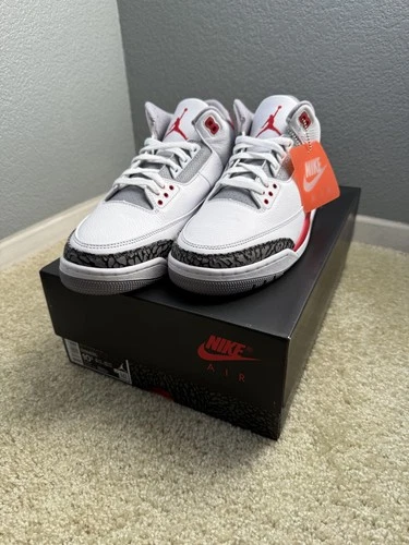 Nike Air Jordan 3 Retro “Fire Red” 2022 DN3707-160 Men’s 10.5 New