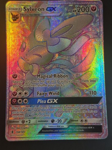Sylveon GX (Secret) 158/145 Sm-Guardians Rising Holo - NM