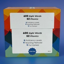 Sight Words  Phonics-Learn To Read Flash Cards-PreK to 3rd Ages 5 -Open Box