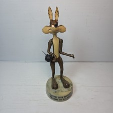 Rare Vtg 1971 Warner Bros 10" Wile E Coyote Looney Tunes Poseable Figure W/ Bomb