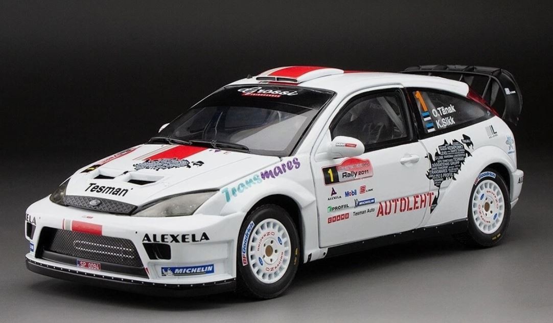 Modèle réduit Ford Focus RS WRC 03 Sun Star 1:18 réplique de voiture de rallye en métal