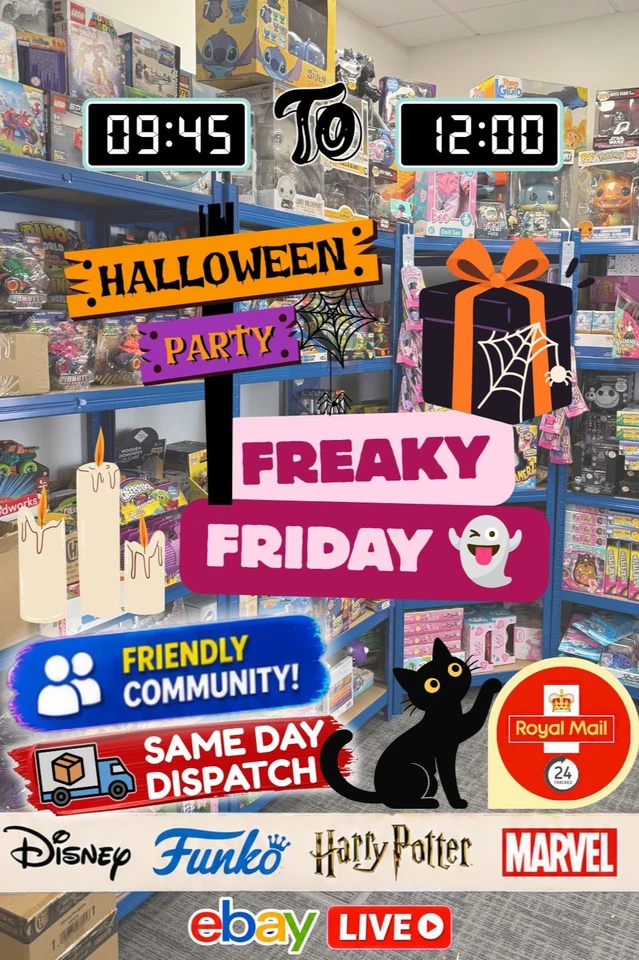Freaky Friday🔥 Branded Toys | £2 Starts + Flash Sales
