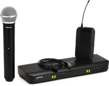 Shure BLX1288/CVL Dual Channel Wireless Combo System - H10 Band