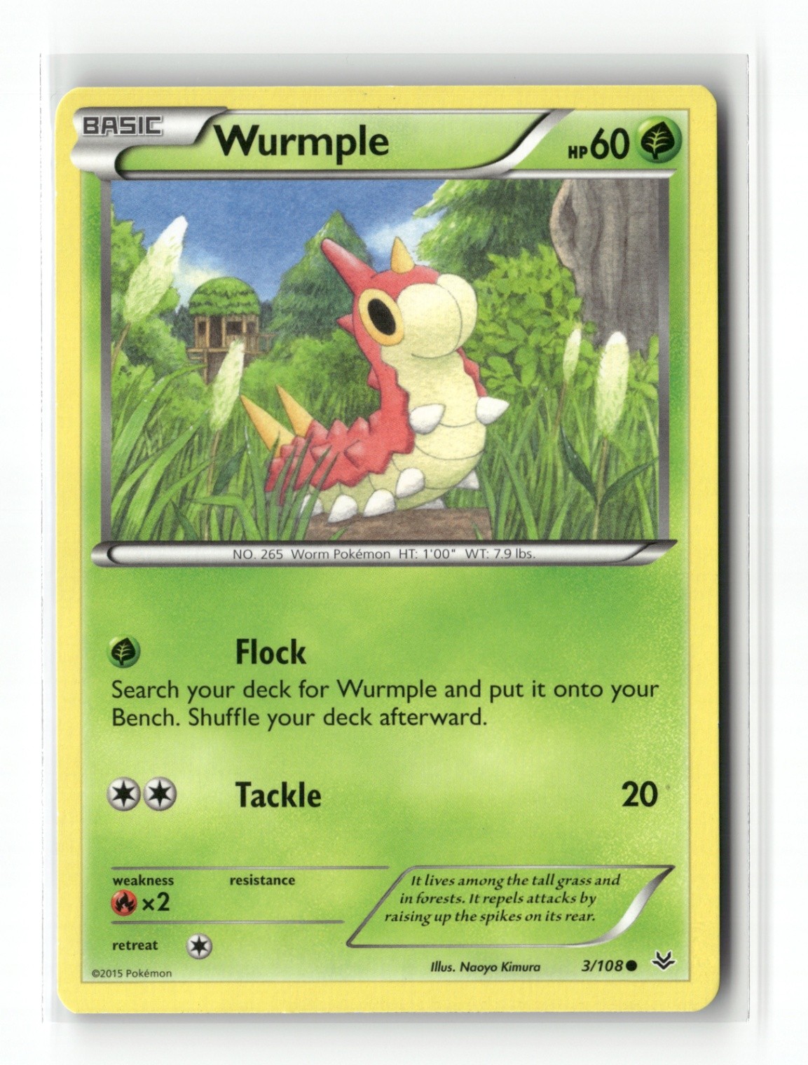 Wurmple Common XY - Roaring Skies 3/108 LP