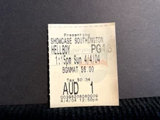 Vintage Movie Ticket Stub Hellboy