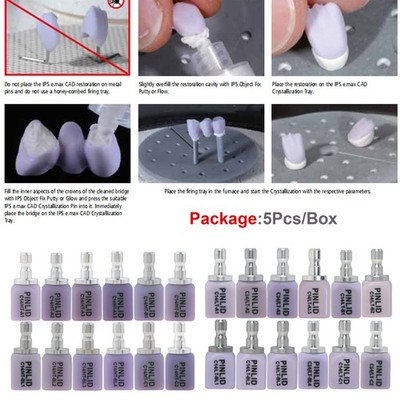 US C14 Dental Lithium Dislicate Block For Sirona Cerec IPS e.max CAD CEREC Block