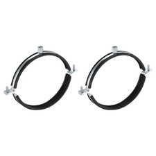 2pcs 6-5/16" Split Ring Pipe Hanger Wall Mount Pipe Bracket Clamp M8, M10 
