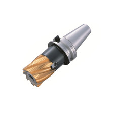 Acrow BT40-SM27-130 &ndash; Shell Mill Holder (&Oslash;27 mm Bore, BT40 Taper)