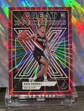 2023-24 Donruss Kris Murray RC Great X-Pectations Red & Green Laser Holo /75