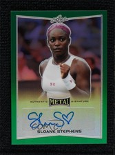 2016 Leaf Metal Green Prismatic 2/5 Sloane Stephens #BA-SS1 Auto 0e61