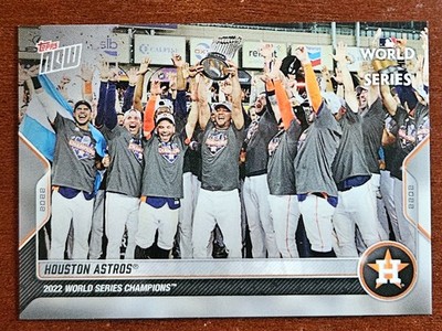2022 Topps NOW Houston Astros World Series Champions Pick Your Card WS-1 - WS-15