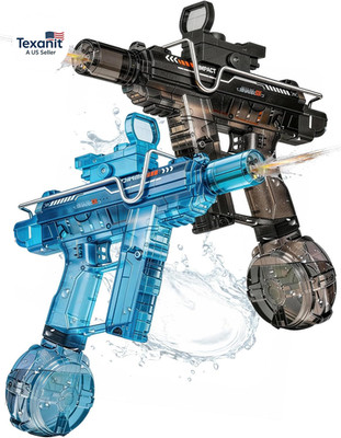 Electric Water Gun 2 Pack,Rechargeable,Automatic SMG Squirt Watergun,Outdoor Toy