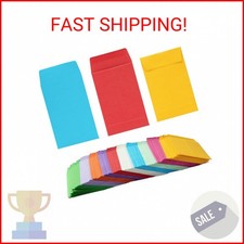 500 Pieces Colorful Small Coin Envelopes Self-Adhesive Seed Envelopes Mini Parts