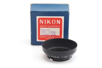 Nikon Lens Hood f. RF    2.5/3.5cm Nikkor Lens Snap-On Hood