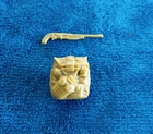 vintage G.I. GI JOE gijoe FLINT SHOTGUN + BACKPACK weapons parts lot.