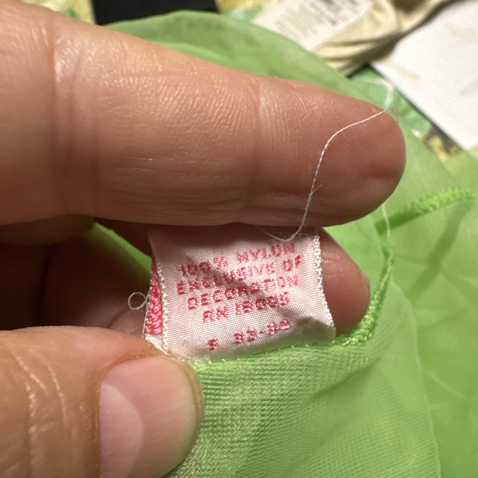 Vintage Retro Groovy Highlighter Green 3piece Lin… - image 17