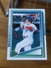 James Triantos Rated Prospect Rookie RC 2025 Donruss Card #171 Chicago Cubs